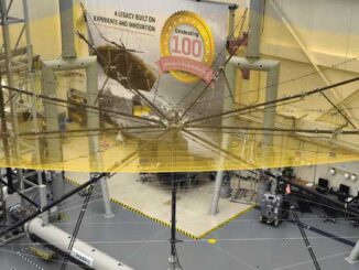 The test, which took place at L3Harris Technologies in Florida who manufactured the 12m wide reflector, was witnessed by representatives from Airbus, ESA and JPL (NASA).